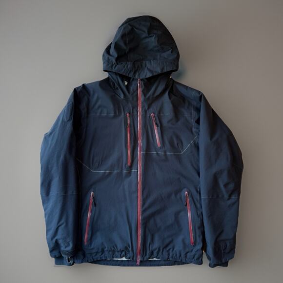 Stoic Bombshell Insulated Jacket Medium Black Hooded Insulated Full Zip Parka - Picture 1 of 10